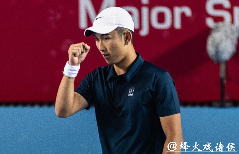 商竣程2-0索内戈 晋级中国香港网球公开赛八强